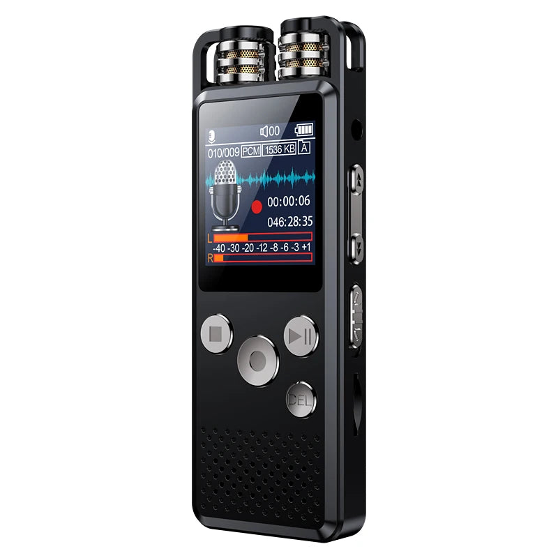 Digital Voice Recorder – Stereo PCM Dictaphone for Meetings and Transcription