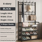 Multi-Layer Shoe Rack – Floor-Standing Organizer for Entryway and Closet Storage