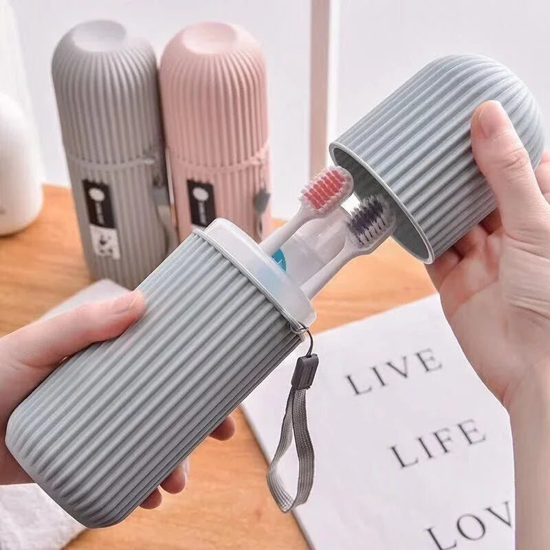 Portable Toothbrush Holder Case – Travel Storage for Camping and Hiking