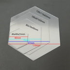 Hexagon Acrylic 3D Mirror Wall Stickers – Self-Adhesive Decor for Home