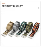 Nylon Watch Strap – 20mm 22mm Sport Band for Omega Seiko Rolex