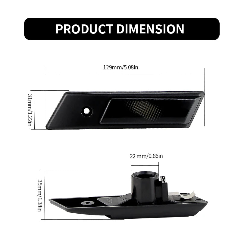 Sequential LED Side Marker Lights – Dynamic Turn Signal for BMW 3 5 7 Series