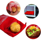 Reusable Microwave Potato Bags – Fabric Cooking Pouches for Baked Potatoes