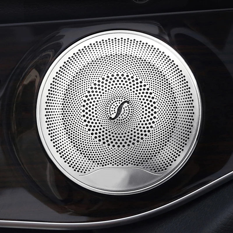 Stainless Steel Door Speaker Trim – Interior Upgrade for Mercedes Benz