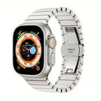 Titanium Apple Watch Band – Metal Replacement Strap for Series 1-10 and Ultra