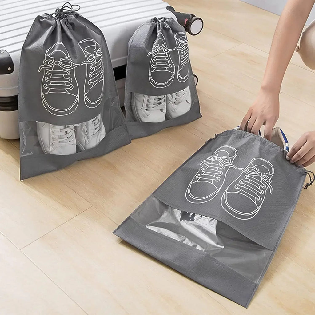 Non-Woven Shoe Storage Bags – Portable Dust-Proof Pouches for Travel and Home