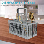 Universal Dishwasher Cutlery Basket – Foldable Flatware Holder for Kitchen