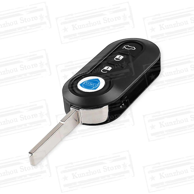 Car Key Fob Emblem – 14mm 3D Logo Badge for Lancia Automotive Keys
