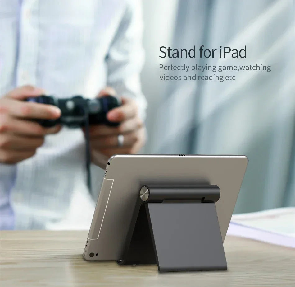 Adjustable Portable Phone Stand – Foldable Desk Holder for Smartphones