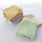 Cotton Mid-Waist Panties – Breathable Solid Color Underwear for Women
