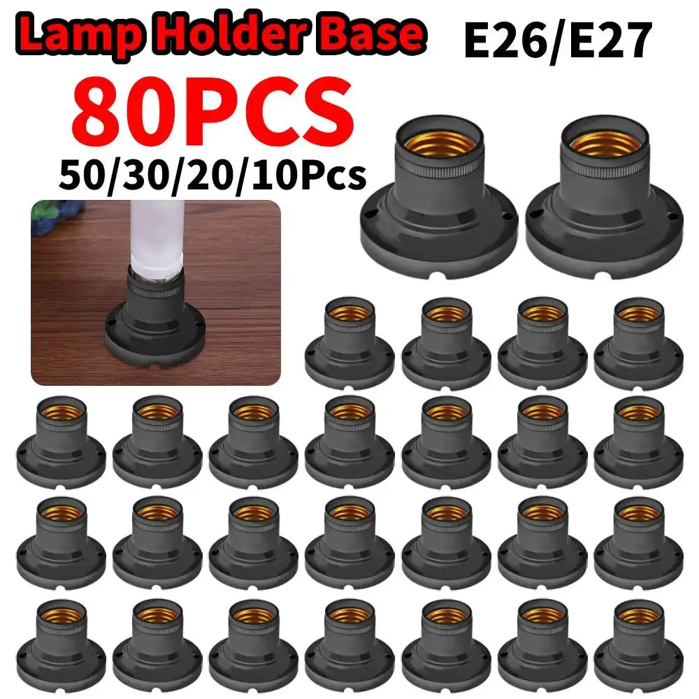 Vintage Edison Lamp Socket – E26 E27 Screw Base Adapter for Lighting Fixtures