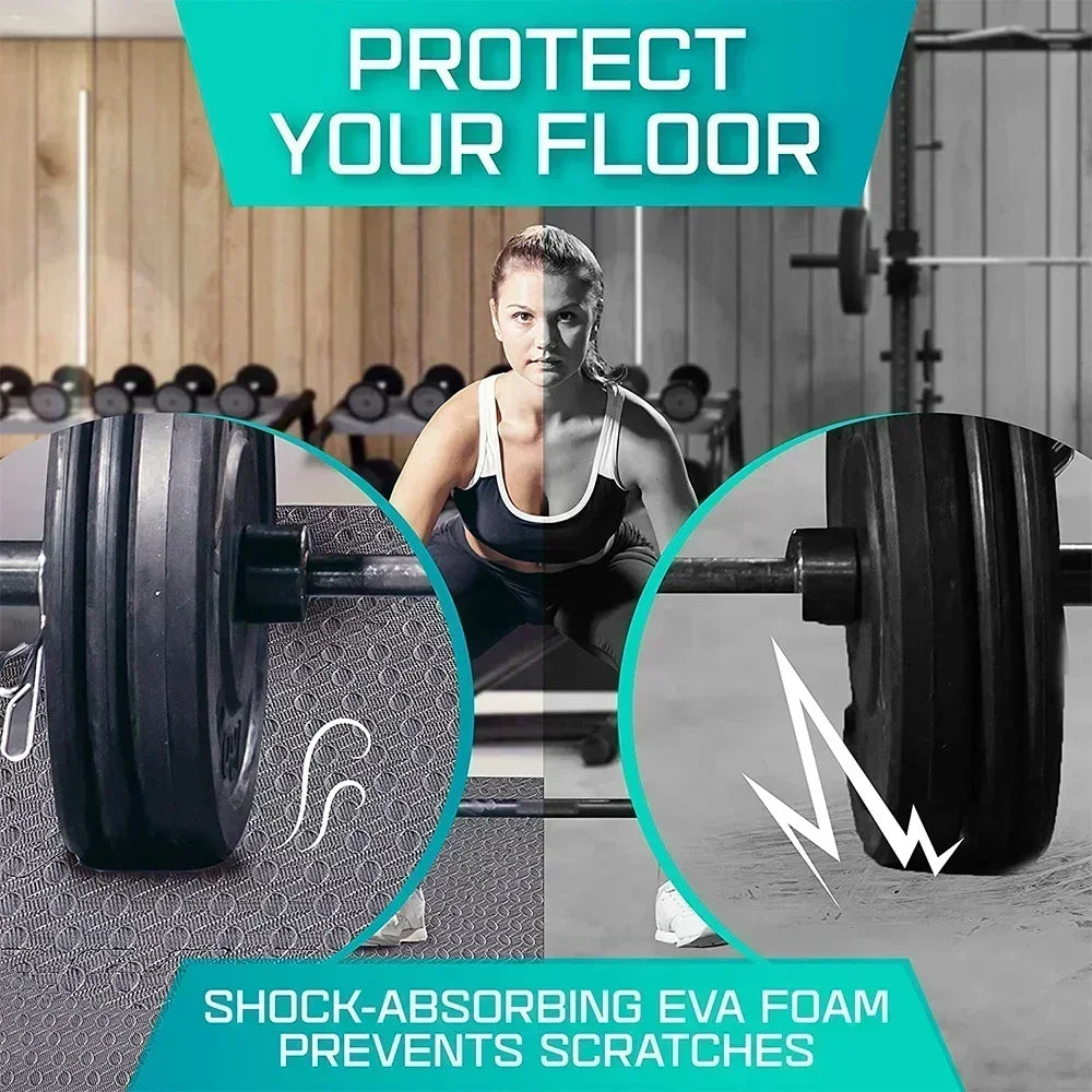 Interlocking EVA Foam Floor Tiles – Non-Slip Exercise Mats for Home Gym