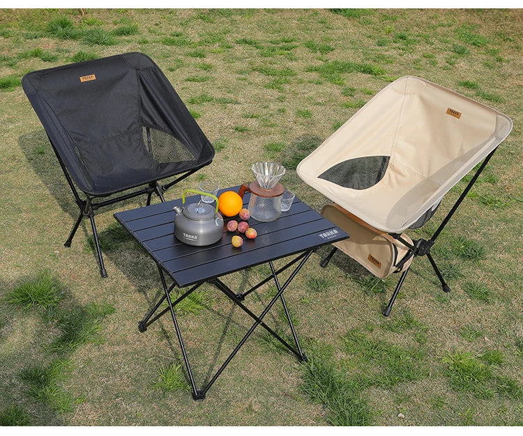 Foldable Camping Chair – Lightweight Moon Chair for Backpacking and Beach