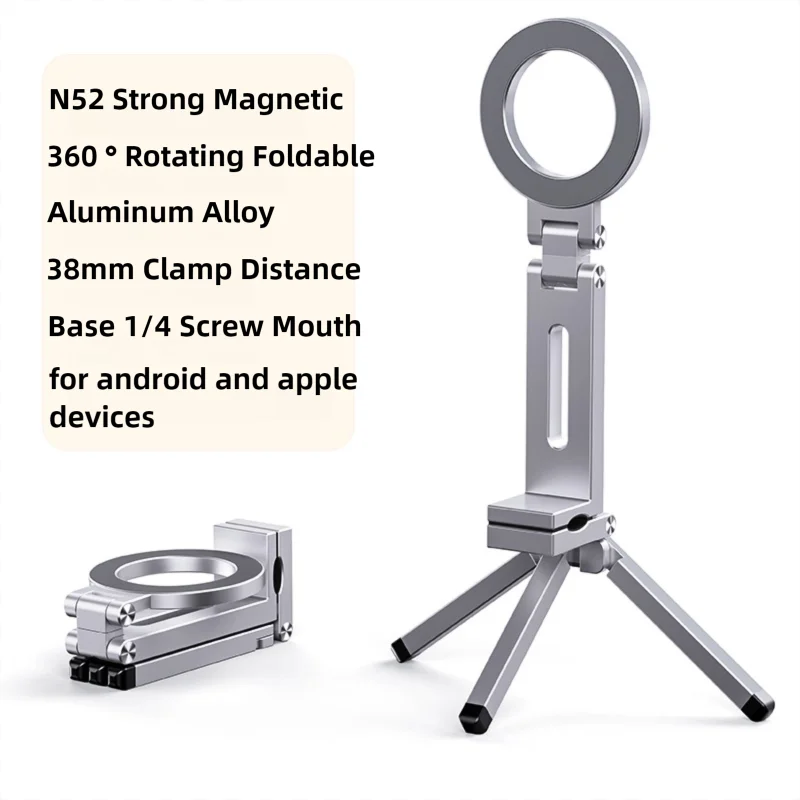 Magnetic Phone Mount – Flexible Hands-Free Holder for Airplane Travel