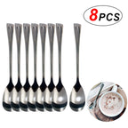Stainless Steel Coffee Spoons – Elegant Mirror Polished Cutlery for Dessert