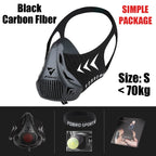 Elevation Training Mask – Black Fitness Gear for Running and Gym Workouts