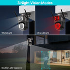 4K 8MP Dual Lens PTZ Camera – Outdoor AI Auto Tracking for Security Surveillance