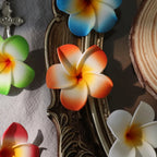 Artificial PE Foam Flowers – 5cm Hawaiian Plumeria for Wedding Decor DIY Crafts