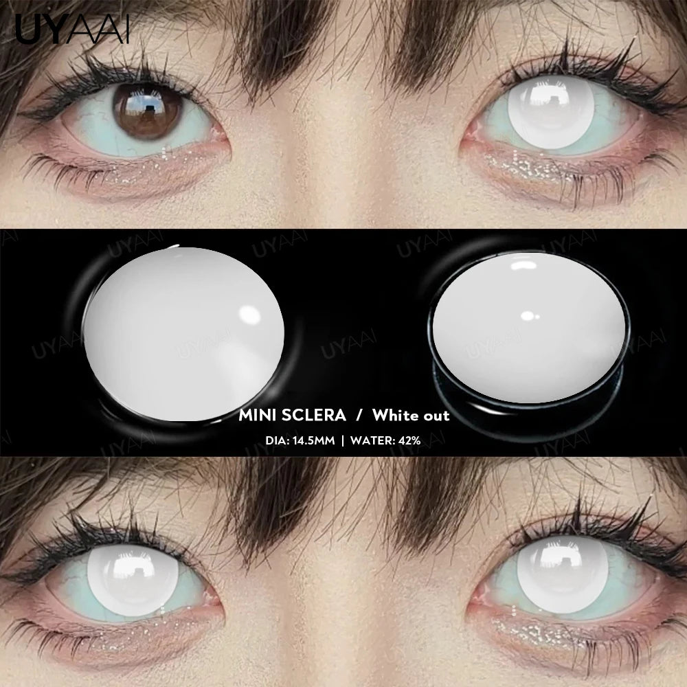 Cosplay Color Contact Lenses – Halloween Anime Costume Eye Props