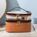 Portable Waterproof Makeup Bag – Large Capacity Travel Organizer for Toiletries