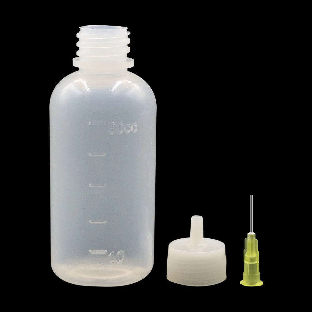 Squeezable Applicator Bottles – Transparent Precision Glue Dispenser for DIY
