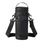 Insulated Oxford Water Bottle Bag – 1L/2L Pouch for Hiking and Summer Travel