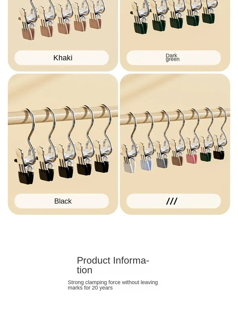 Multifunctional Laundry Clips – Traceless Hangers for Clothing Storage