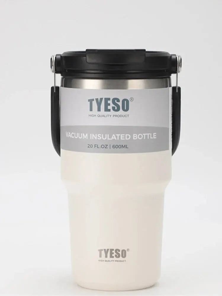 Stainless Steel Coffee Tumbler – Double-Wall Insulated Cup for Outdoor Travel