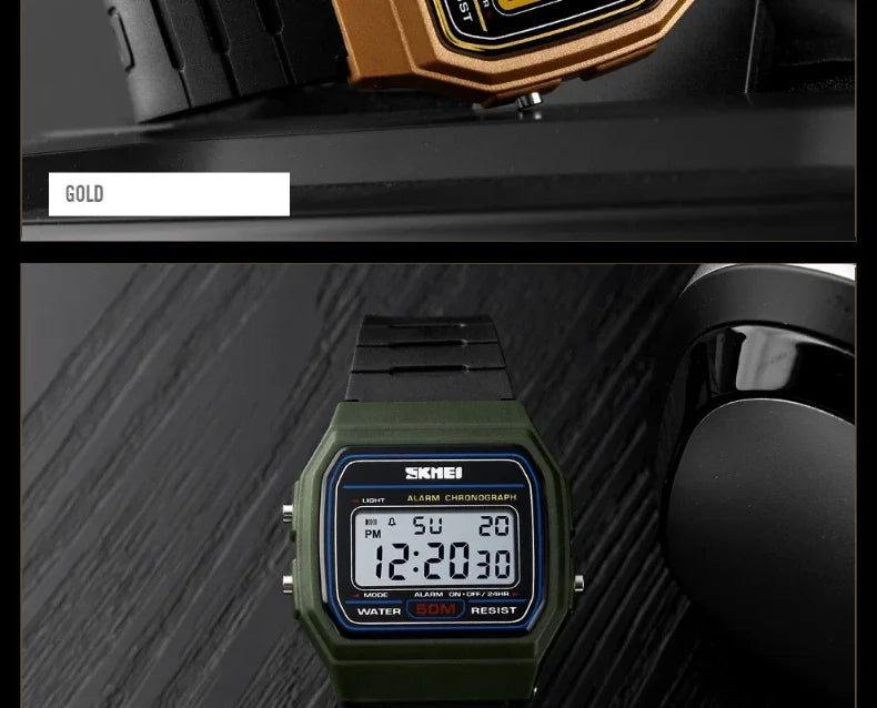 Digital Sports Watch – Waterproof Display for Women