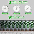 LED Ring Grow Light – 165cm Adjustable Full Spectrum Lamp for Indoor Plants
