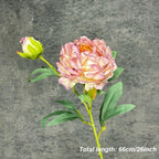 Large Silk Peony Bouquet – Realistic Artificial Flowers for Home Wedding Decor