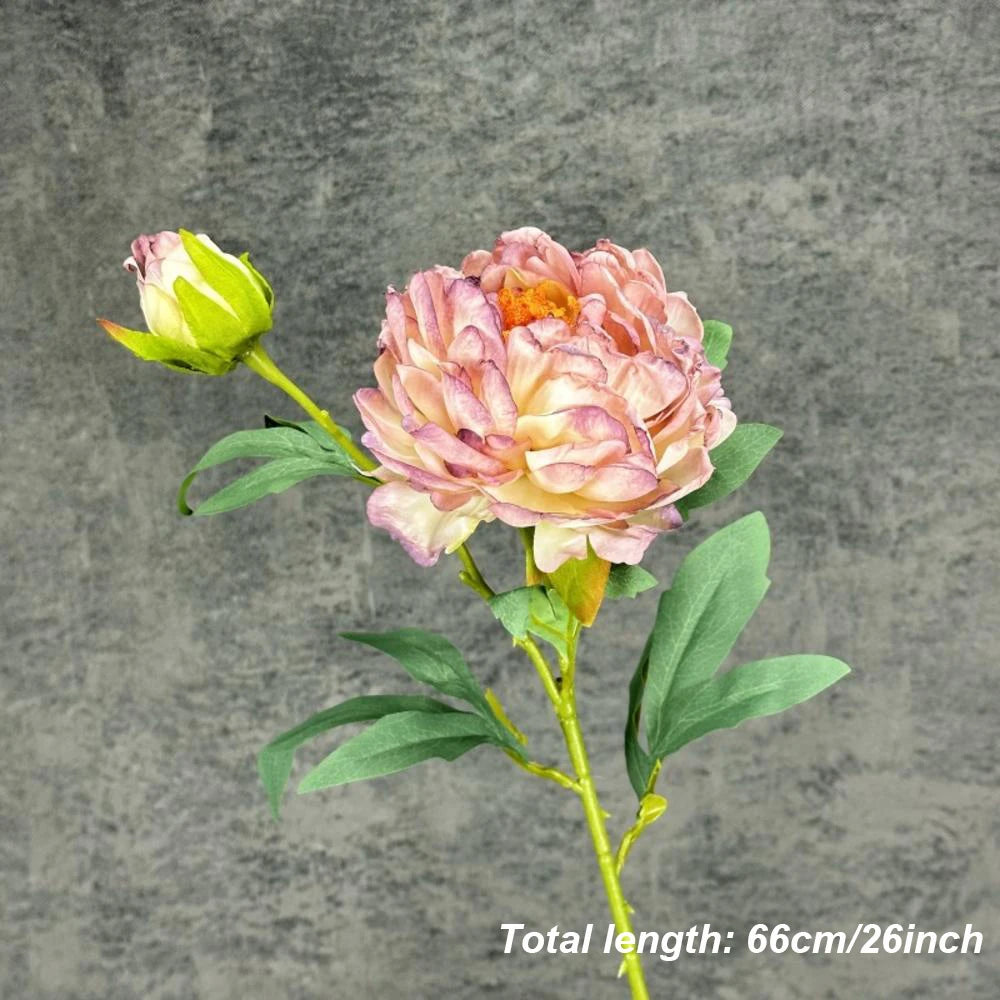 Large Silk Peony Bouquet – Realistic Artificial Flowers for Home Wedding Decor