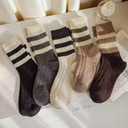 Ruffled Mid-Tube Socks – Breathable Cotton Casual Wear for Women