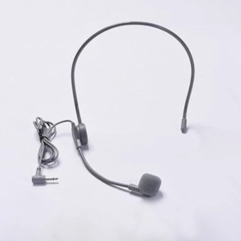 Wired Headset Microphone – Adjustable Hands-free Mic for Teaching Lectures