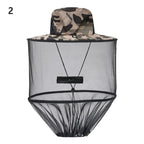 Mosquito Head Net Hat – Sun Protection Mesh Veil for Outdoor Fishing Hiking