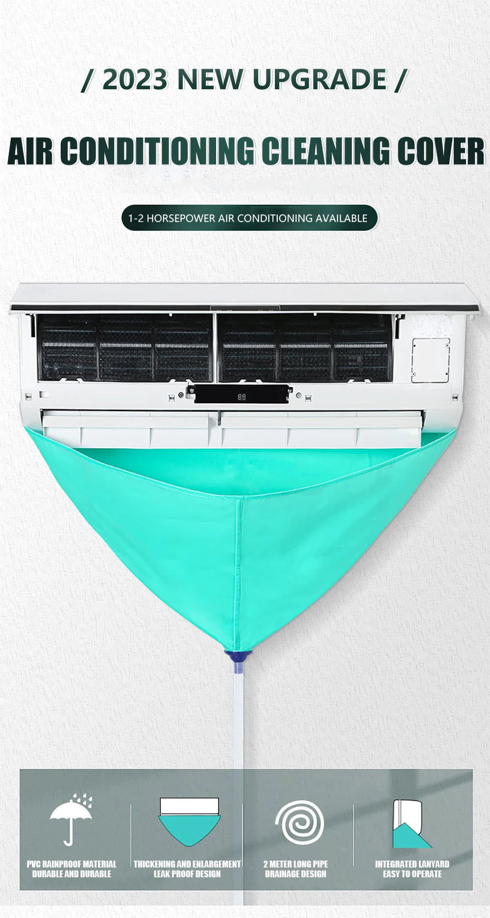 Air Conditioner Cleaning Bag Kit – Leak-Proof Drain Tool for AC Maintenance