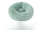 Plush Round Pet Bed – Warm Detachable Washable Nest for Cats and Small Dogs