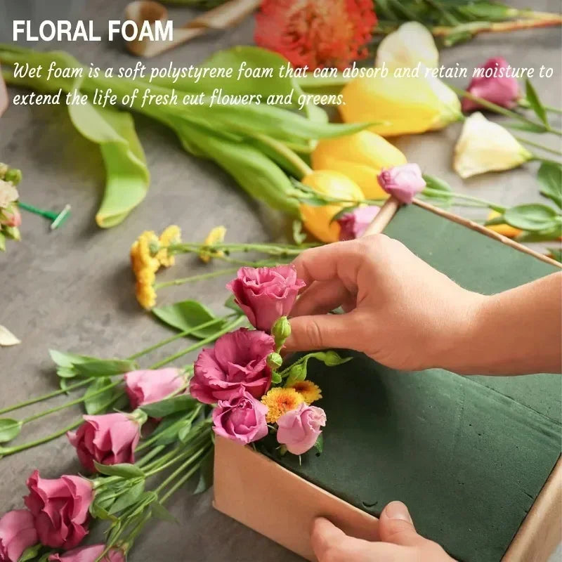 Floral Foam Blocks – Wet Absorbent Bricks for Wedding and Home Floral Decor
