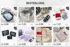 Small Canvas Makeup Bag – Portable Cosmetic Organizer for Travel Toiletry
