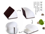 Wooden Book Lamp – Folding RGB LED Night Light for Bedroom Decor Kids Gift