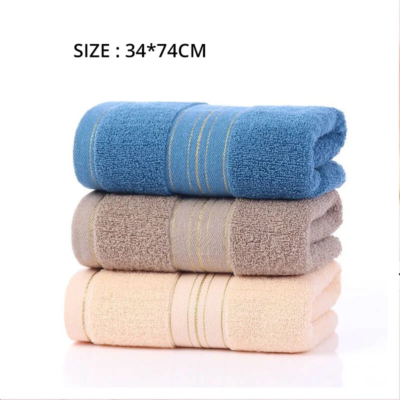 Thickened Cotton Bath Towel – Highly Absorbent Skin-Friendly for All Ages