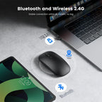 Wireless Gaming Mouse – Dual Mode Ergonomic Rechargeable for PC Laptop Mac