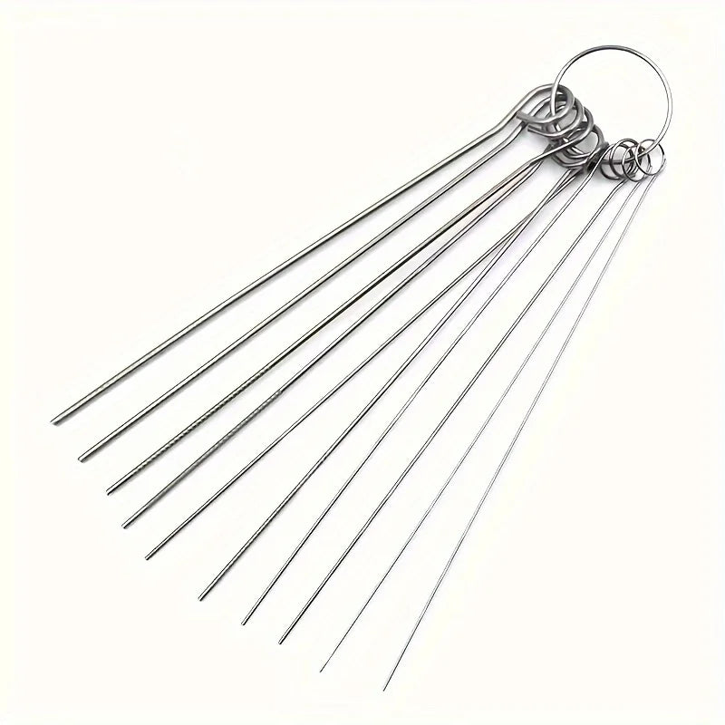 Stainless Steel Cleaning Brushes – Multi-Size Needle Set for Shower Heads