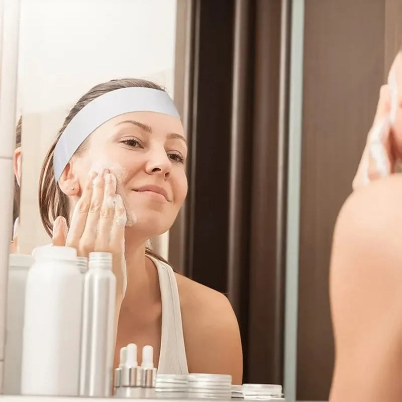 Disposable Non-Woven Facial Headbands – Soft Skincare Wraps for Beauty Salons