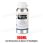 Car Headlight Restoration Kit – Professional Lens Repair Liquid Tool