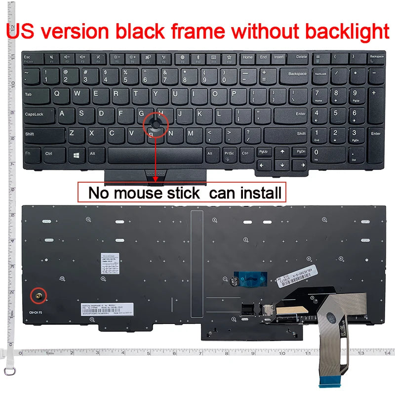 Replacement Laptop Keyboard – English US/RU for Lenovo ThinkPad Series