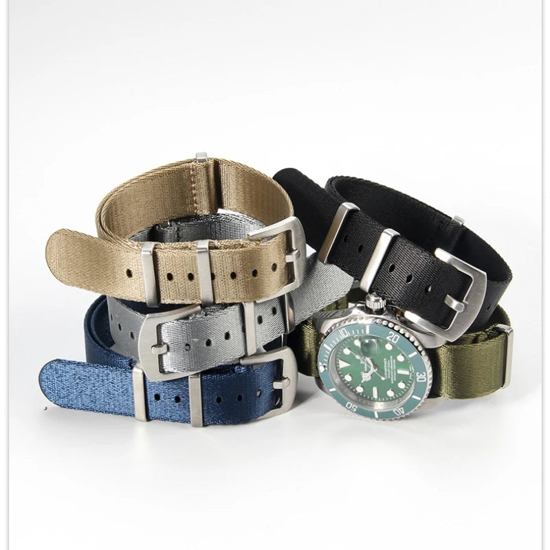 Nylon Watch Strap – 20mm 22mm Sport Band for Omega Seiko Rolex