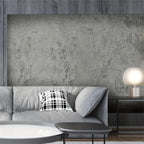 Cement Gray Adhesive Wallpaper – 55cm Industrial Retro Decor for Home Walls