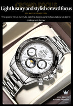 OLEVS Automatic Mechanical Watch – Luxury Chronograph for Business and Sports