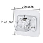 Adjustable Curtain Rod Brackets – Adhesive No Drill Holders for Wall Mounting